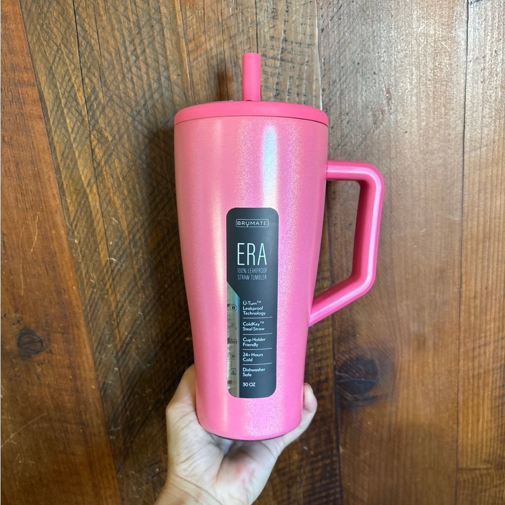 BrüMate Era 30oz Pink Glitter BNIB